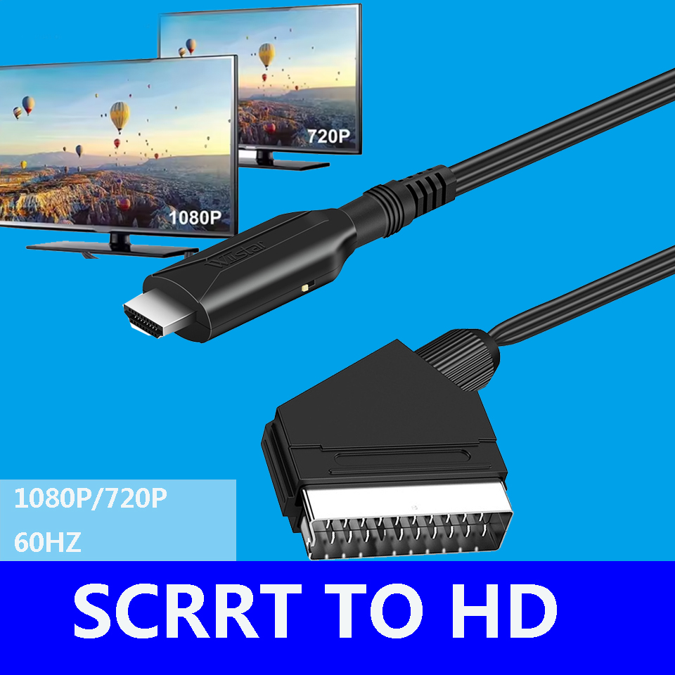 Scart To Hdmi - SCART do HDMI/kompatybilny z HDMI do