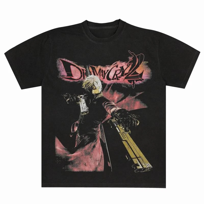 Retro Gaming T Shirt - Koszulka Devil May Cry 2 Dante