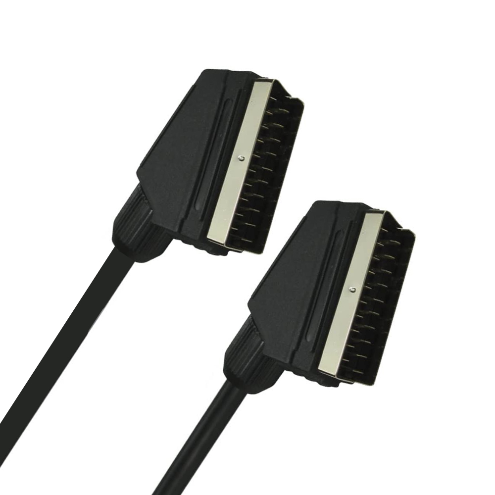 Scart To Hdmi - Kabel Scart RGB 21-PIN Kabel wideo