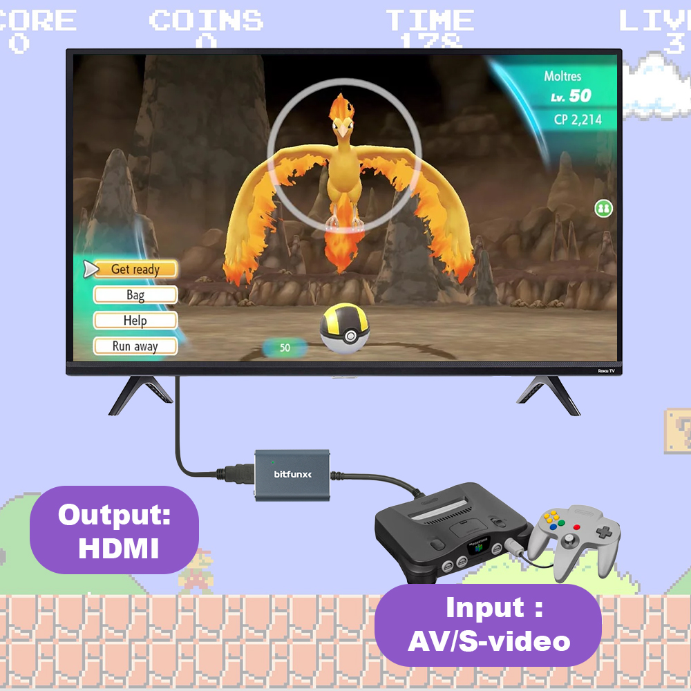 Bitfunx 720P Adapter S-Video / – Retro Gaming N64 recenzja i cena