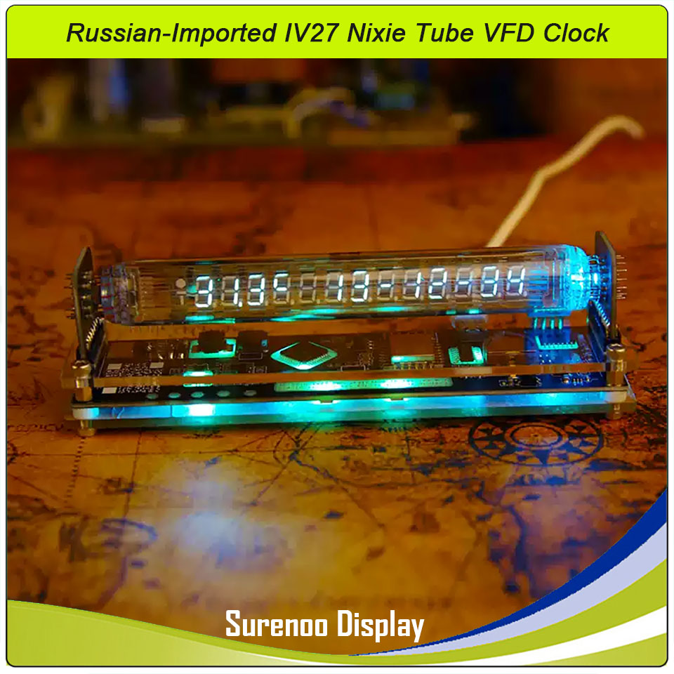 Zegar VFD Surenoo IV27 z rosyj – Retro Gaming Youtube recenzja i cena