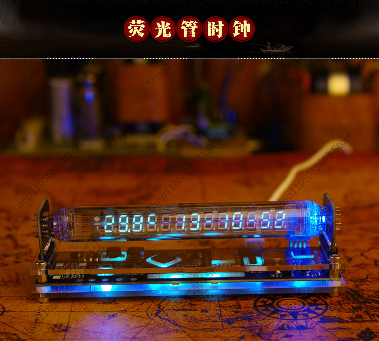 Zegar VFD z lampą fluorescency – Retro Gaming Youtube recenzja i cena