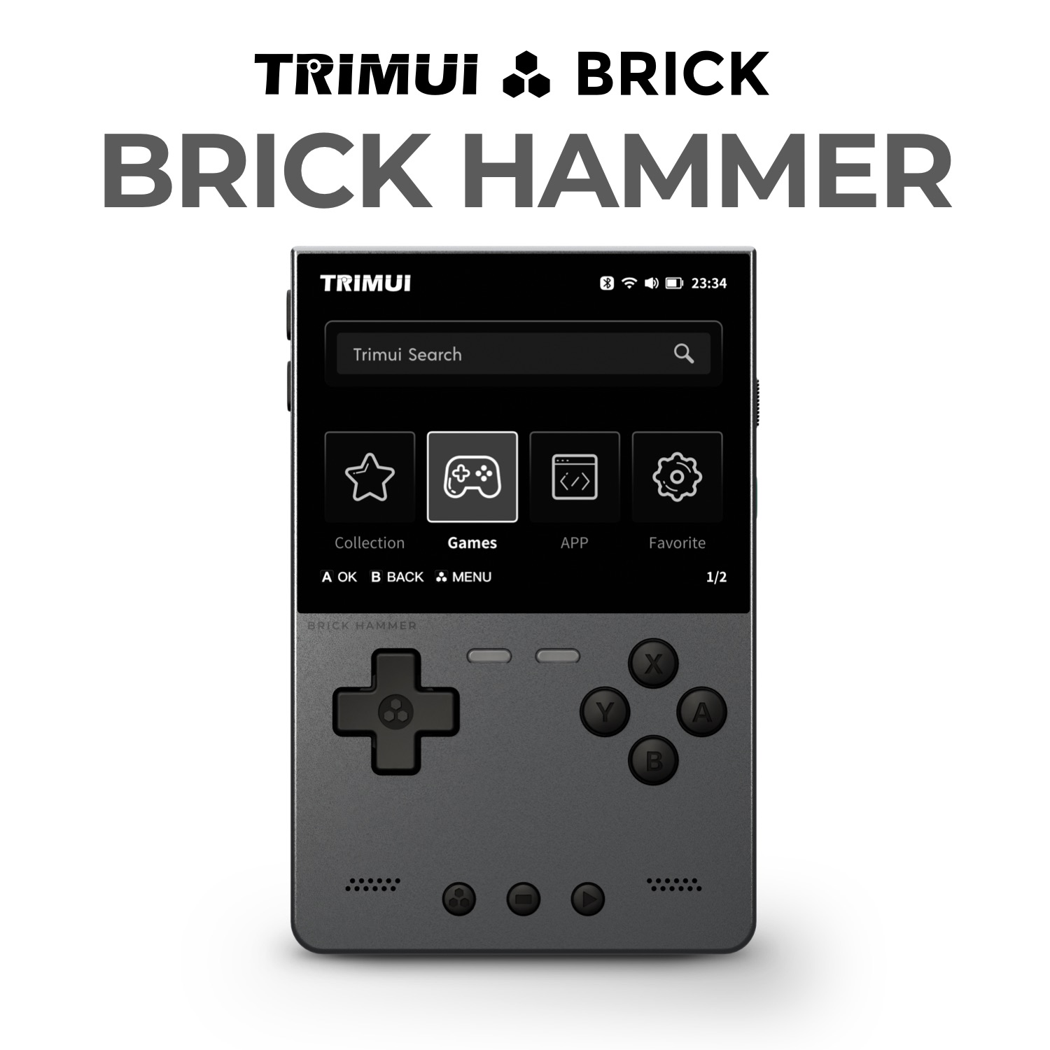 Metalowa obudowa Trimui Brick  – Retro Gaming Kiosk recenzja i cena